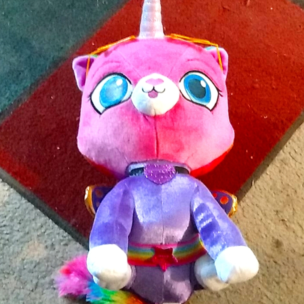 Unikitty stuffed animal.